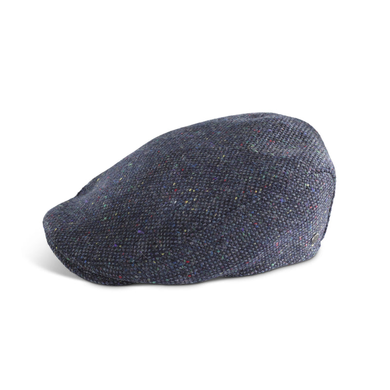 Irish Blue Tweed Tailored Cap